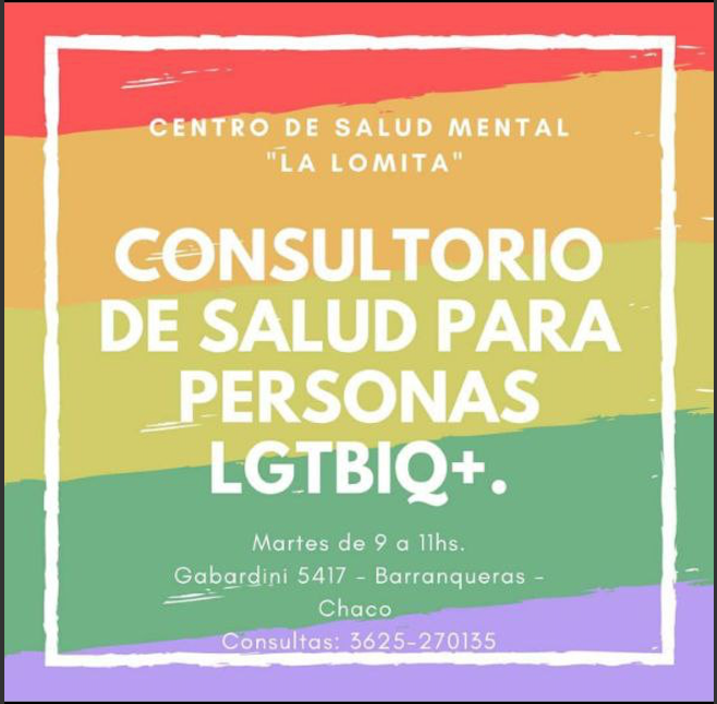 consultorio salud mental para personas LGTBIQ+ Barranqueras - Chaco